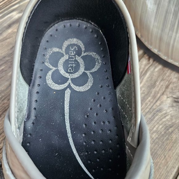 SANITA SIGNATURE GRAY NURSING Danish Clogs SLIP RESISTANT EUR Size  38 US SIze 7 - Picture 11 of 15